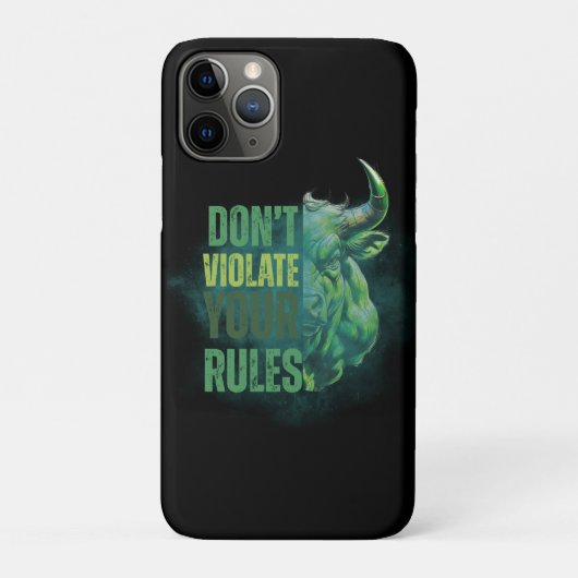 Bull design | Reminder | Motivation Case-Mate iPhone Case (Achterkant)