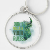 Bull design | Reminder | Motivation Sleutelhanger (Voorkant)