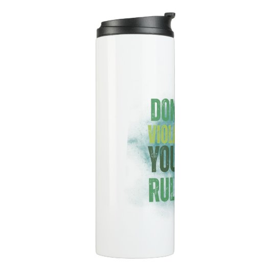 Bull design | Reminder | Motivation Thermosbeker (Gedraaid links)