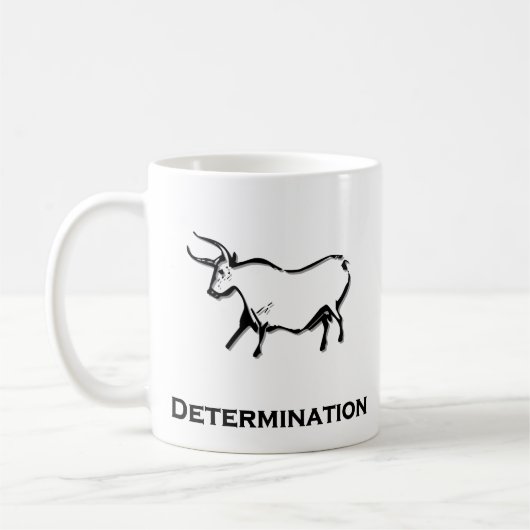 Bull Determination Black Koffiemok (Links)