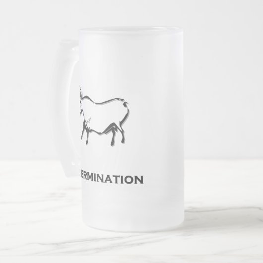 Bull Determination Black Matglas Bierpul (Voorkant links)