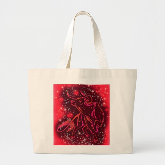 Bull die bij de Canvas tas van de Rode Sterrennach (Voorkant)