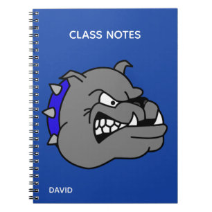 Bull Dog aangepaste schoolschrift Notitieboek