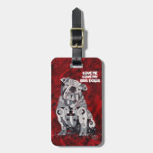 Bull Dog Bagagelabel (Voorkant verticaal)