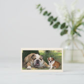 Bull Dog Breeder Visitekaartje (Staand voorkant)