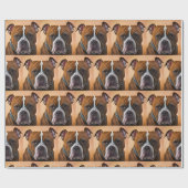 Bull Dog Cadeaupapier (Vlak)