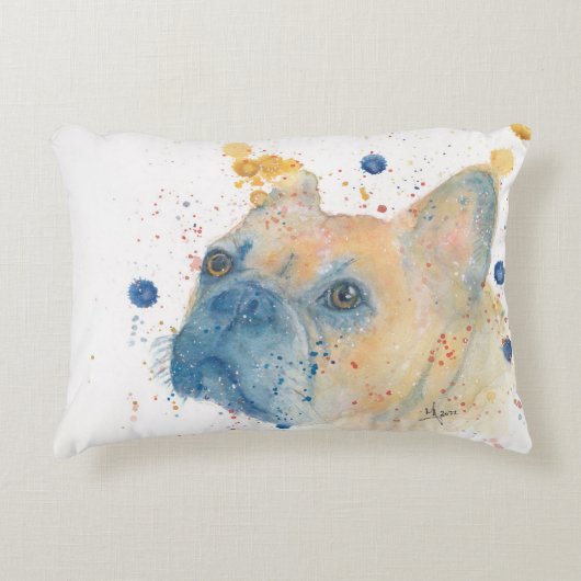 Bull Dog Cushion Accent Kussen (Voorkant)