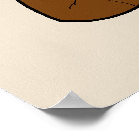 Bull Dog Full Body (eigen tekst toevoegen) ontwikk Poster (Hoek)