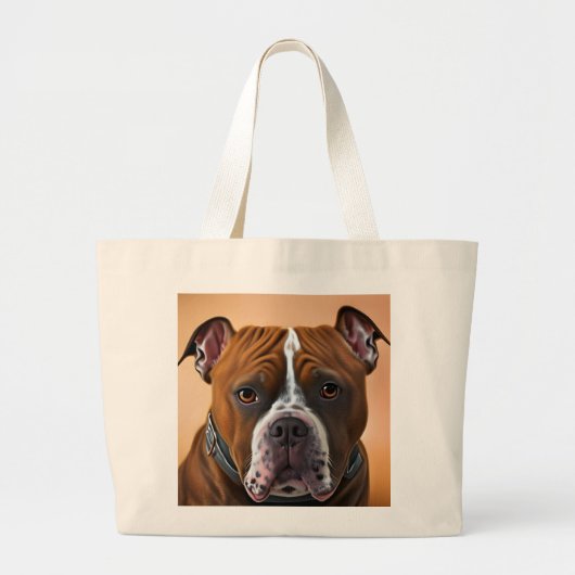 Bull Dog Grote Tote Bag (Voorkant)