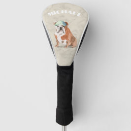 Bull Dog Lover Cream Persoonlijk Golfheadcover