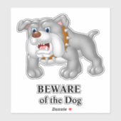 Bull Dog Sticker (Vel)