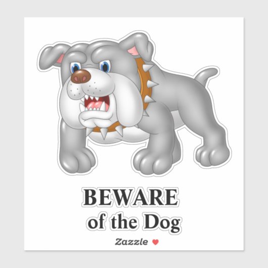 Bull Dog Sticker (Vel)