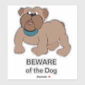 Bull Dog Sticker (Vel)