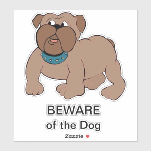 Bull Dog Sticker (Vel)
