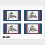 Bull Dog Verjaardag Stickers (Vel)