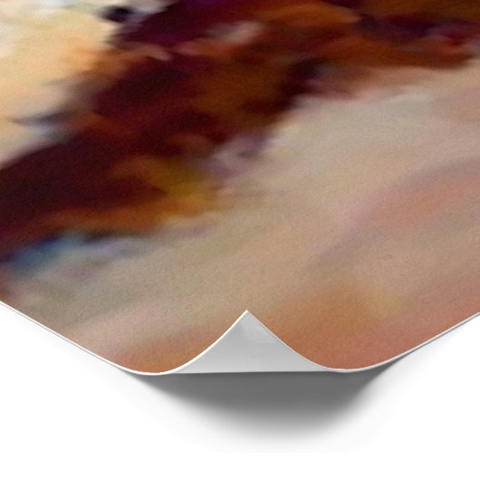 "Bull Dogger" Westerne kunst van Will James Poster (Hoek)