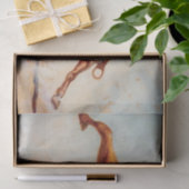 "Bull Dogger" Westerne kunst van Will James Tissuepapier (Geschenk)