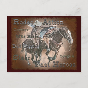 Bull Dogging III Briefkaart