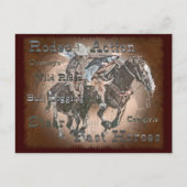 Bull Dogging III Briefkaart (Voorkant)