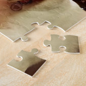 bull doodsbang kerstboom legpuzzel (Zijkant)