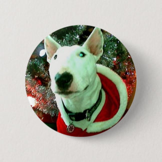 bull doodsbange kerst ronde button 5,7 cm