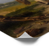 Bull door Eugene Joseph Verboeckhoven Poster (Hoek)