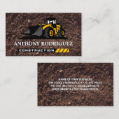 Bull Dozer | Bouw | Grond Visitekaartje (Voorkant / Achterkant)