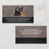 Bull Dozer | Bouwvoertuig Visitekaartje (Voorkant / Achterkant)