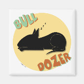 Bull Dozer Magnet (Voorkant)