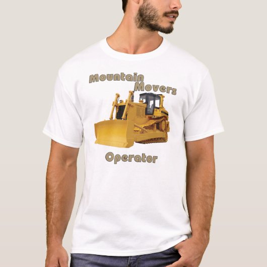 Bull Dozer Operator T-shirt (Voorkant)