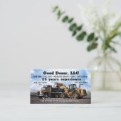 Bull Dozer Visitekaartje (Staand voorkant)