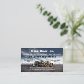 Bull Dozer Visitekaartje (Staand voorkant)