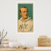 Bull Durham Baseball Kaart 1909 Poster (Keuken)