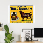 BULL DURHAM POSTER (Thuiskantoor)