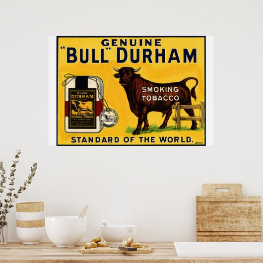 BULL DURHAM POSTER (Keuken)
