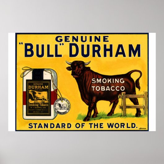 BULL DURHAM POSTER (Voorkant)