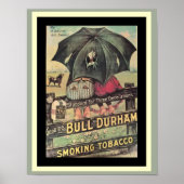 Bull Durham  Tobacco Ad Poster (Voorkant)