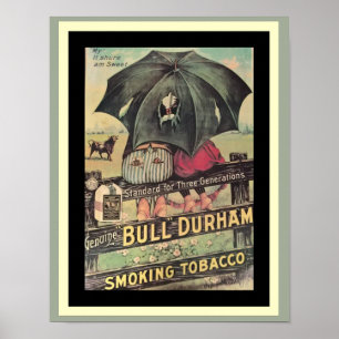 Bull Durham  Tobacco Ad Poster