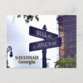 Bull & E. Jones Savannah, GA Fotografisch Briefkaa Briefkaart (Voorkant)