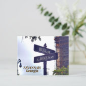 Bull & E. Jones Savannah, GA Fotografisch Briefkaa Briefkaart (Staand voorkant)