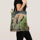 Bull Elephant - African Wildlife Tote Bag (Dichtbij)