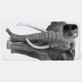 Bull elephant - Tekening in potlood Case-Mate iPhone Case (Achterkant (horizontaal))