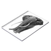 Bull elephant - Tekening in potlood Notitieboek (Linkerzijde)