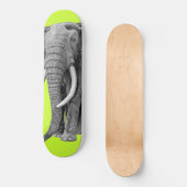 Bull elephant - Tekening in potlood Skateboard (Voorkant)