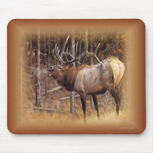bull_elk2_mousepad muismat (Voorkant)