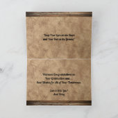 Bull Elk Afstuderen Kaart (Binnen)