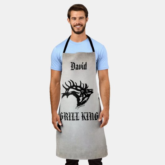 Bull Elk Apron Schort (Gedragen)