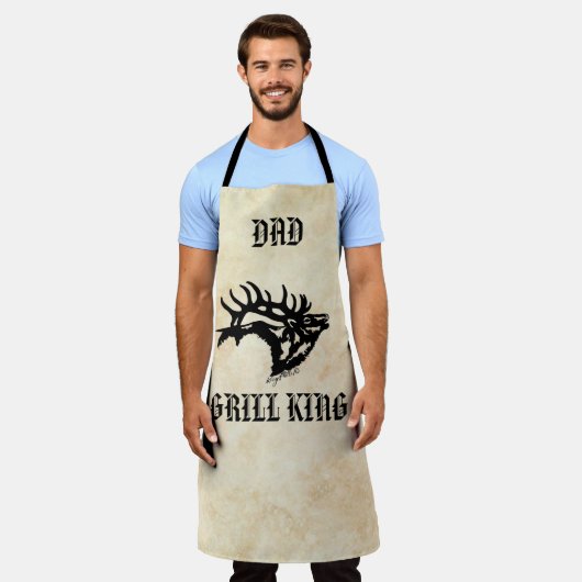 Bull Elk Apron Schort (Gedragen)