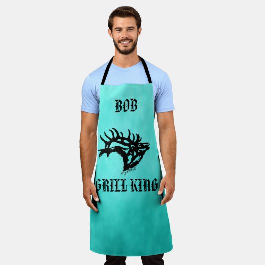 Bull Elk Apron Schort (Gedragen)