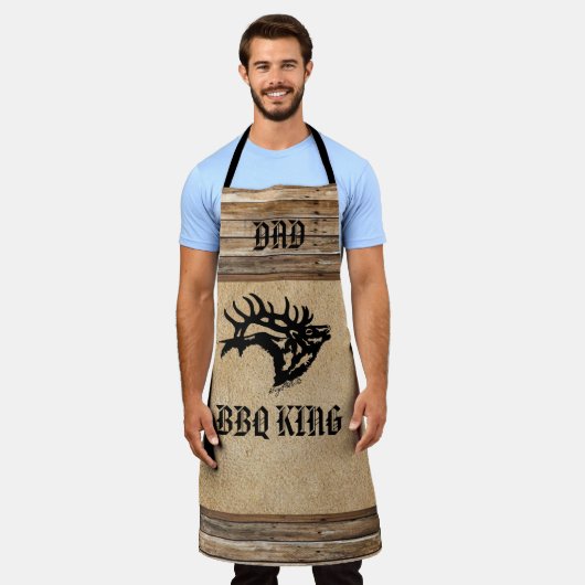 Bull Elk Apron Schort (Gedragen)